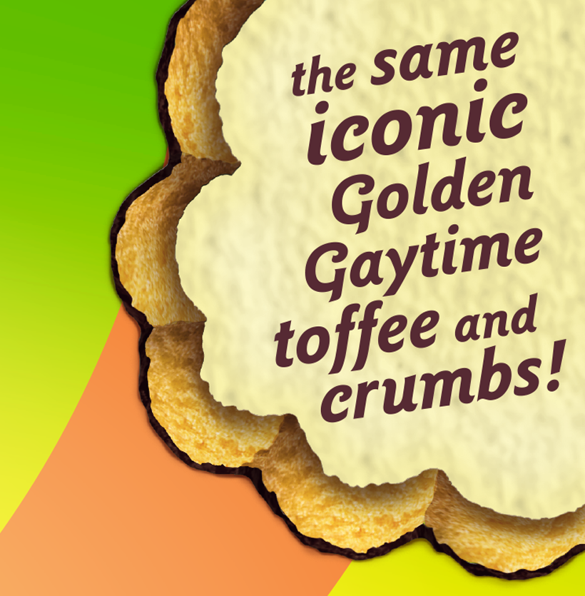 Streets Golden Gaytime Plant Based Neon Creative